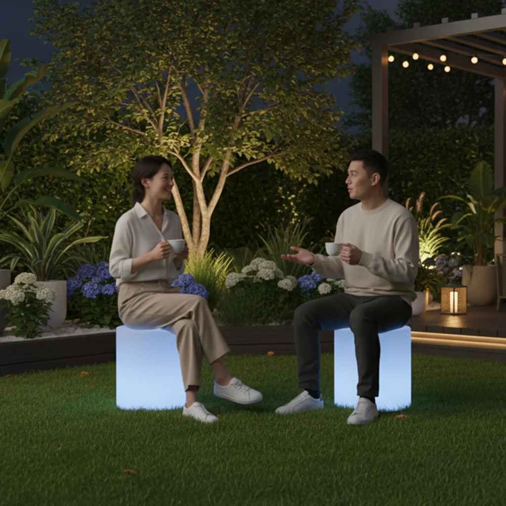 Kursi LED Silinder