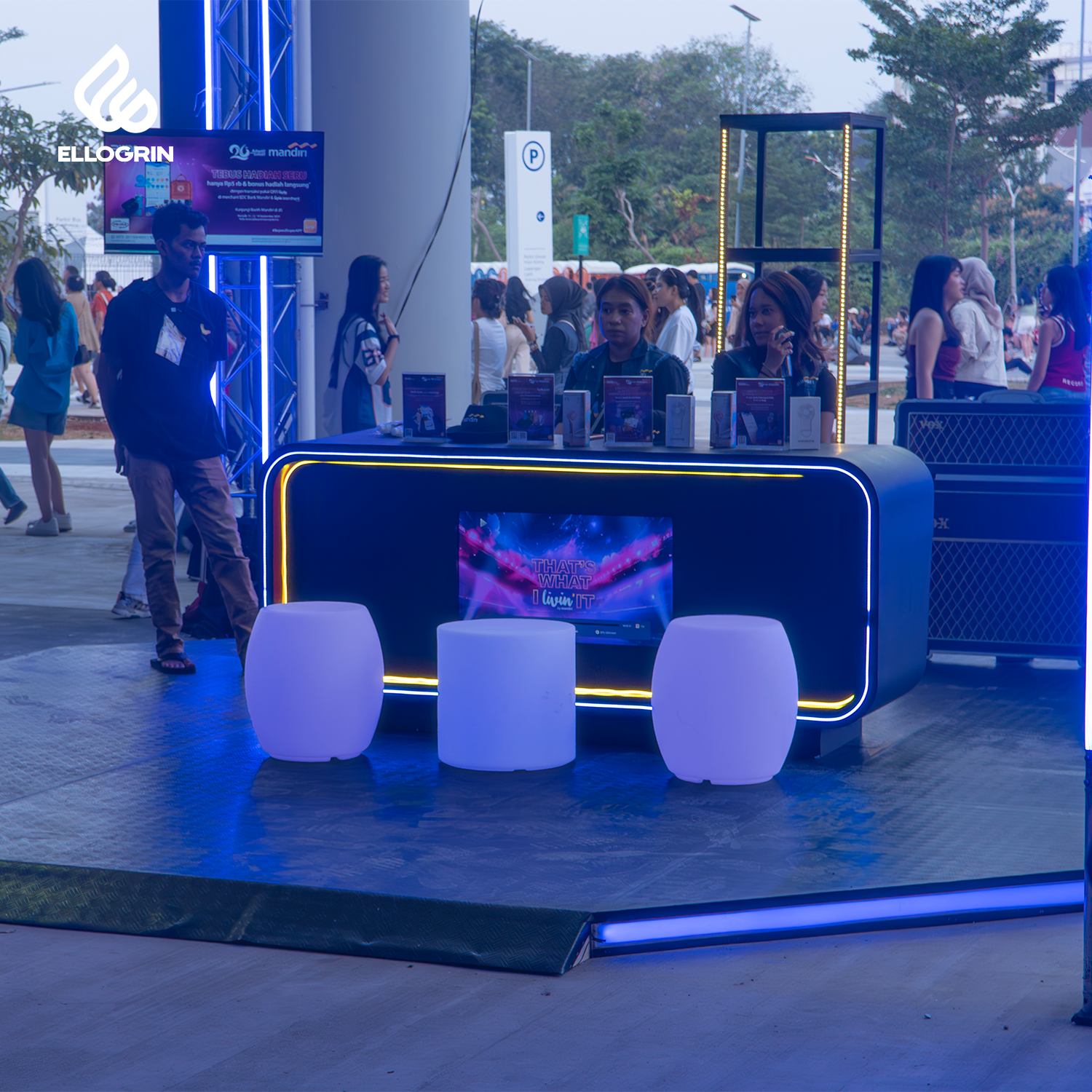 Kursi LED Silinder Cylo - Gambar 7