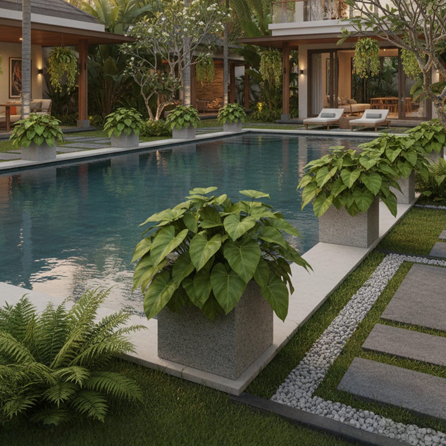 Pot Tanaman Minimalist Cubic Ellogrin