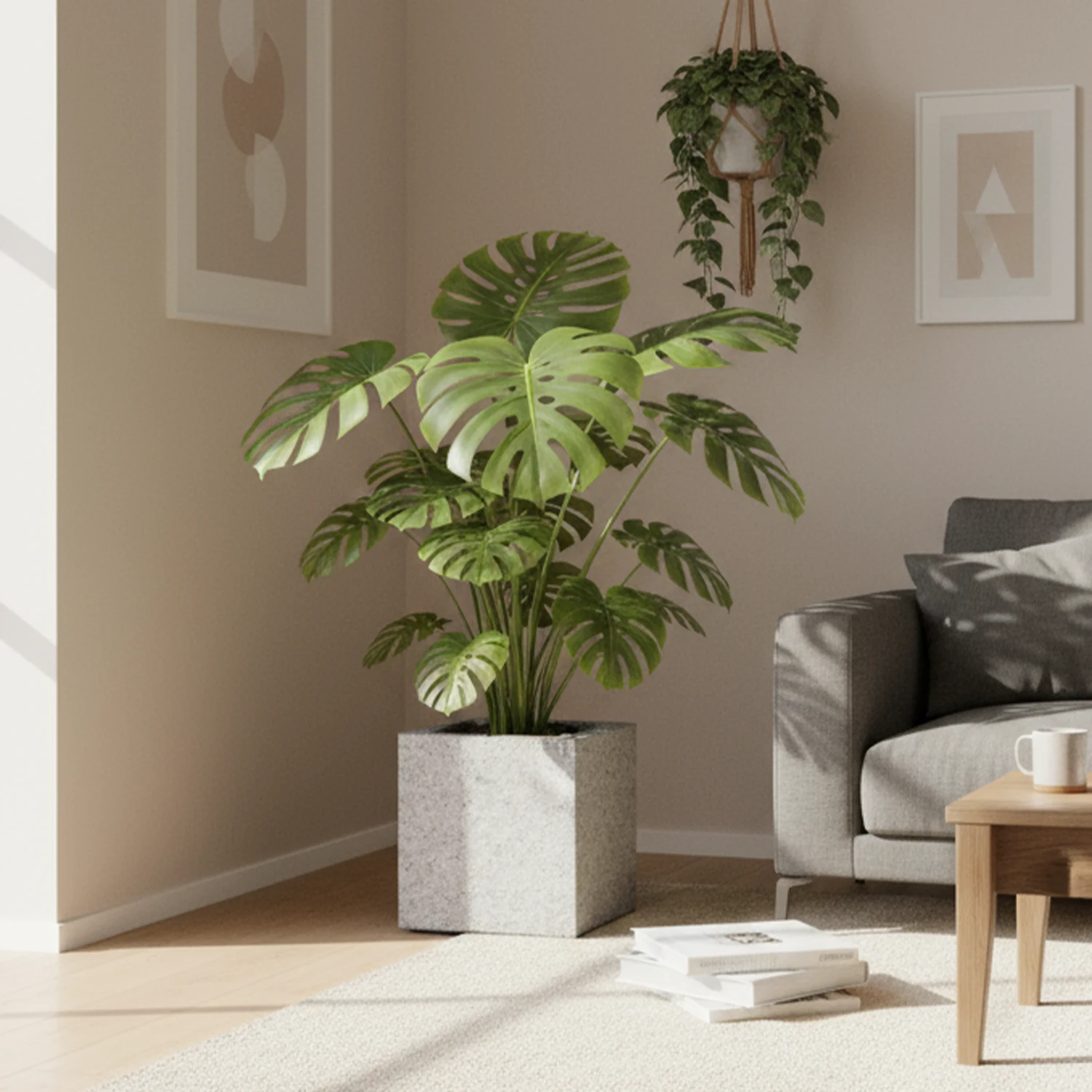 Pot Tanaman Minimalist Cubic Ellogrin