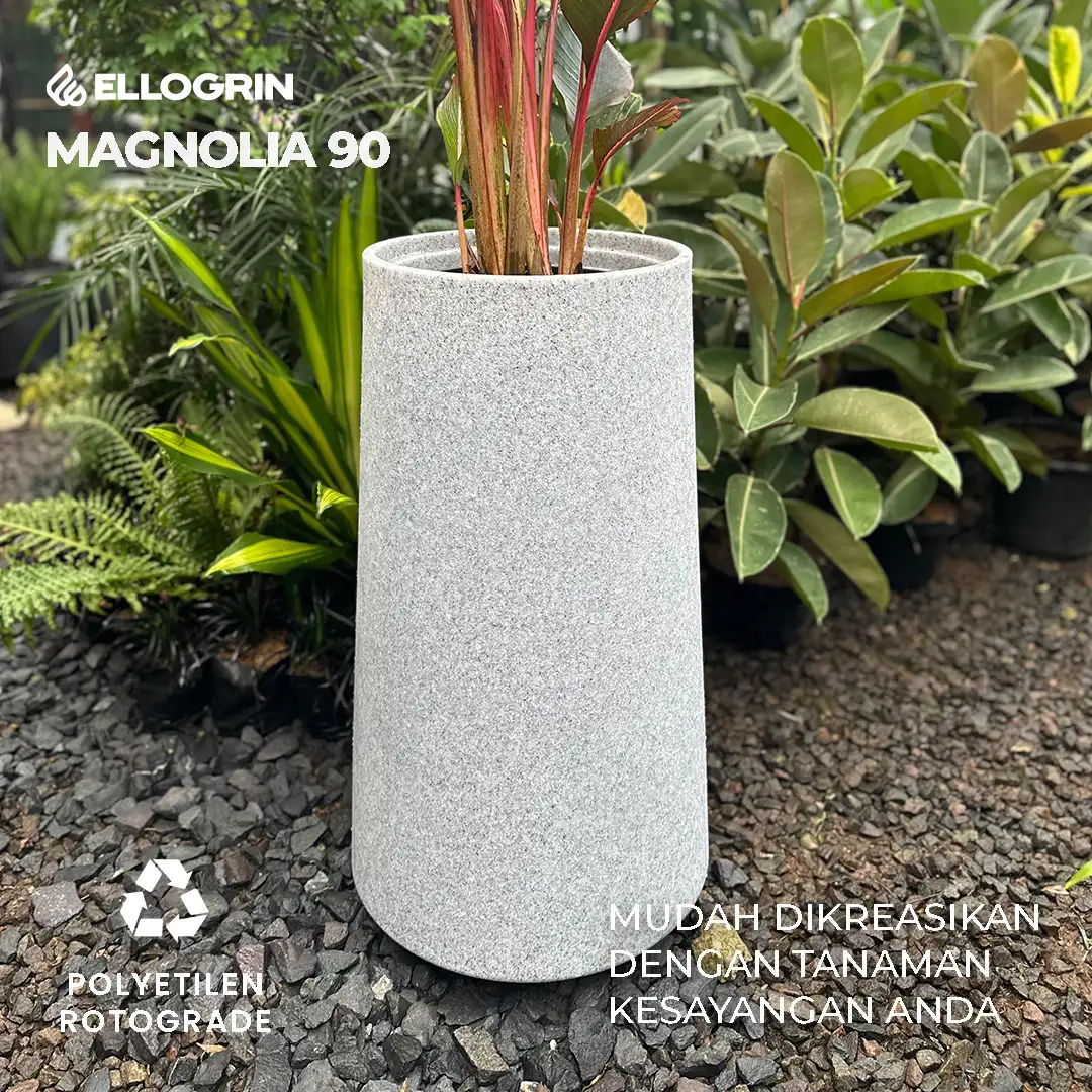 Pot Tanaman Tinggi Magnolia 90 Self Watering | Ellogrin - Gambar 3