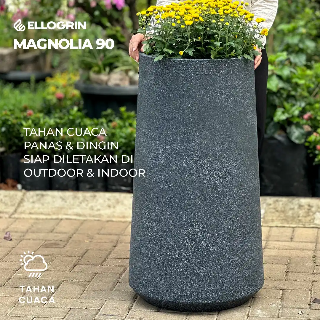 Pot Tanaman Tinggi Magnolia 90 Self Watering | Ellogrin - Gambar 5
