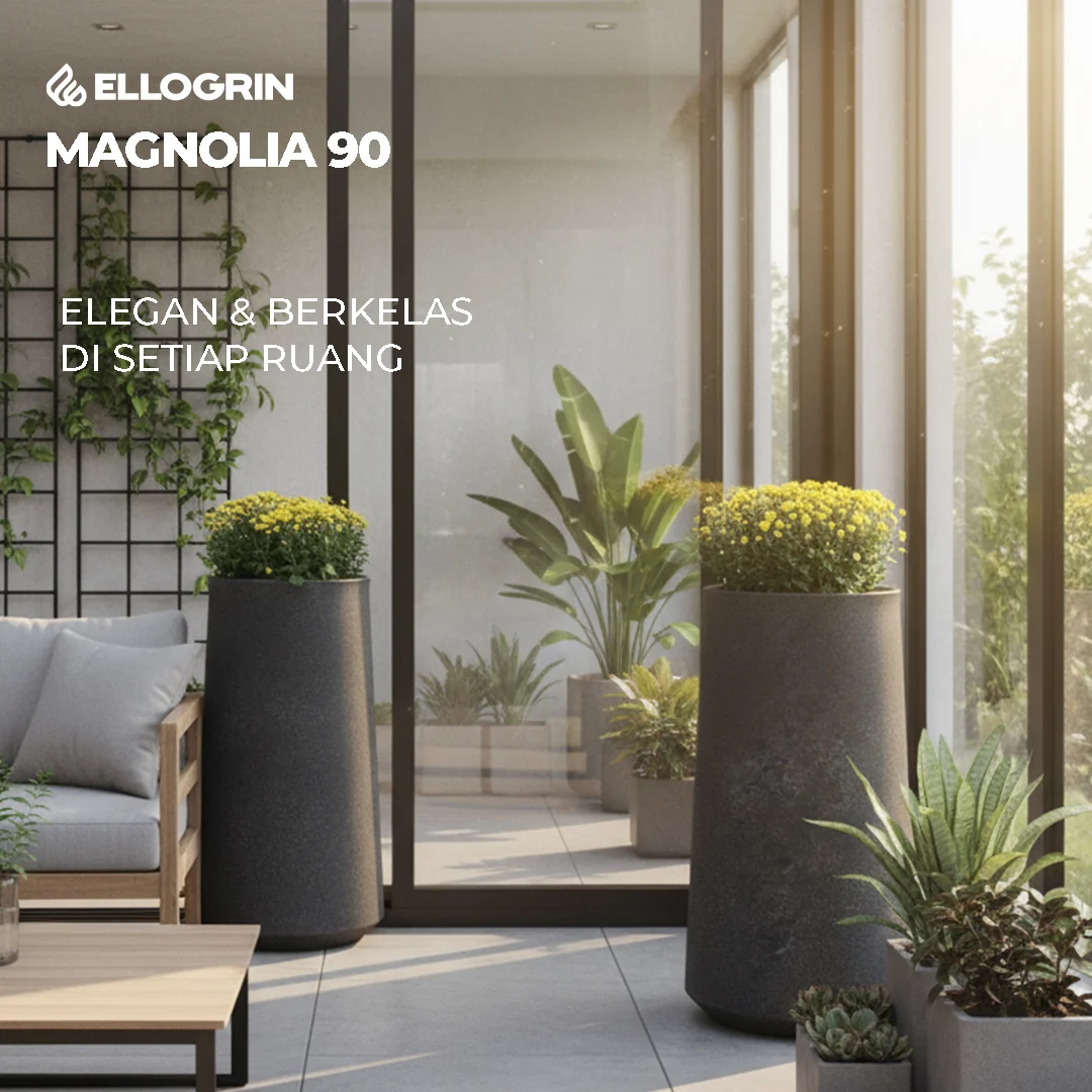 Pot Tanaman Tinggi Magnolia 90 Self Watering | Ellogrin - Gambar 7