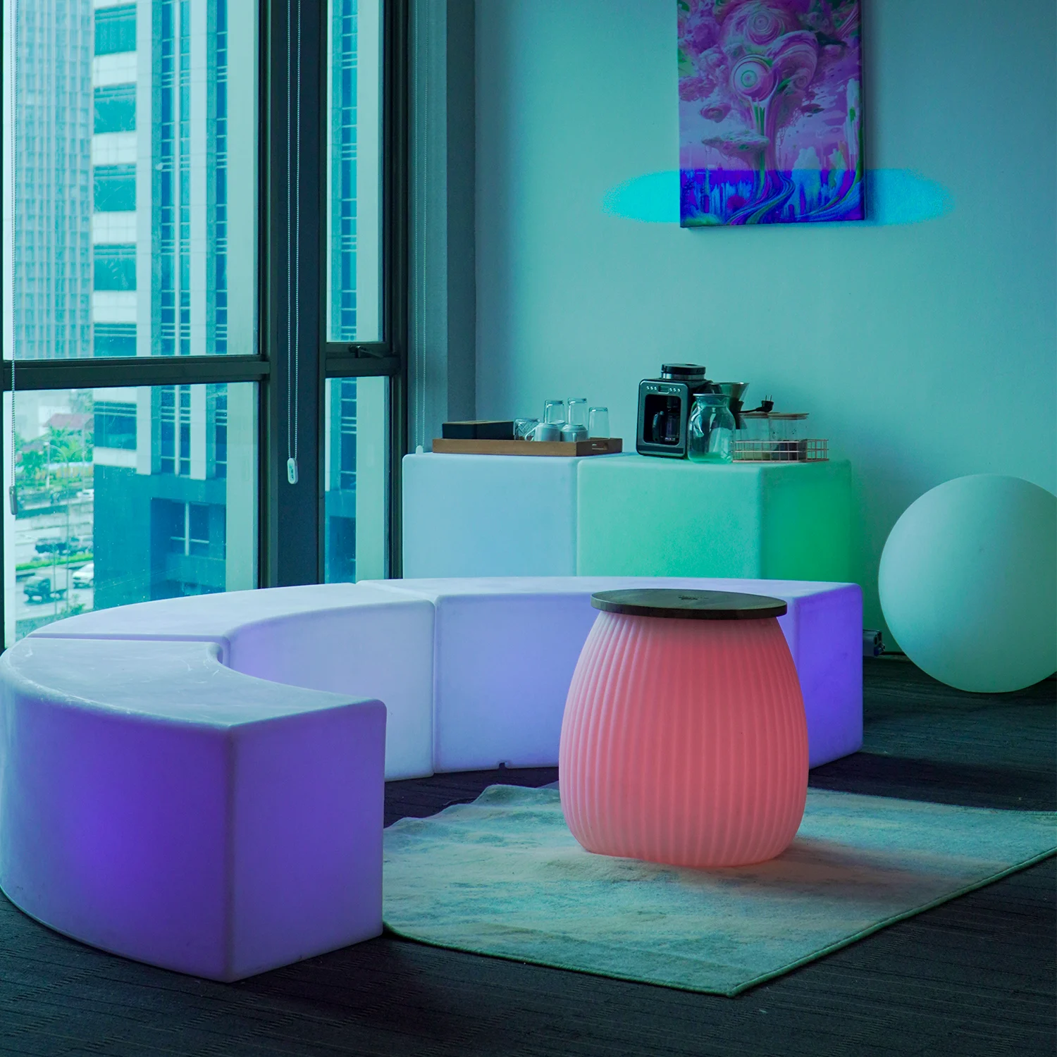 LED Furniture Circa Table