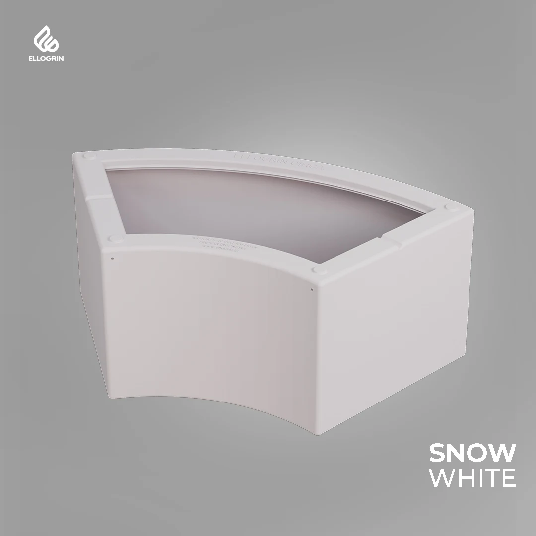 Pot Tanaman Modular Melengkung Curved Circa - Gambar 2