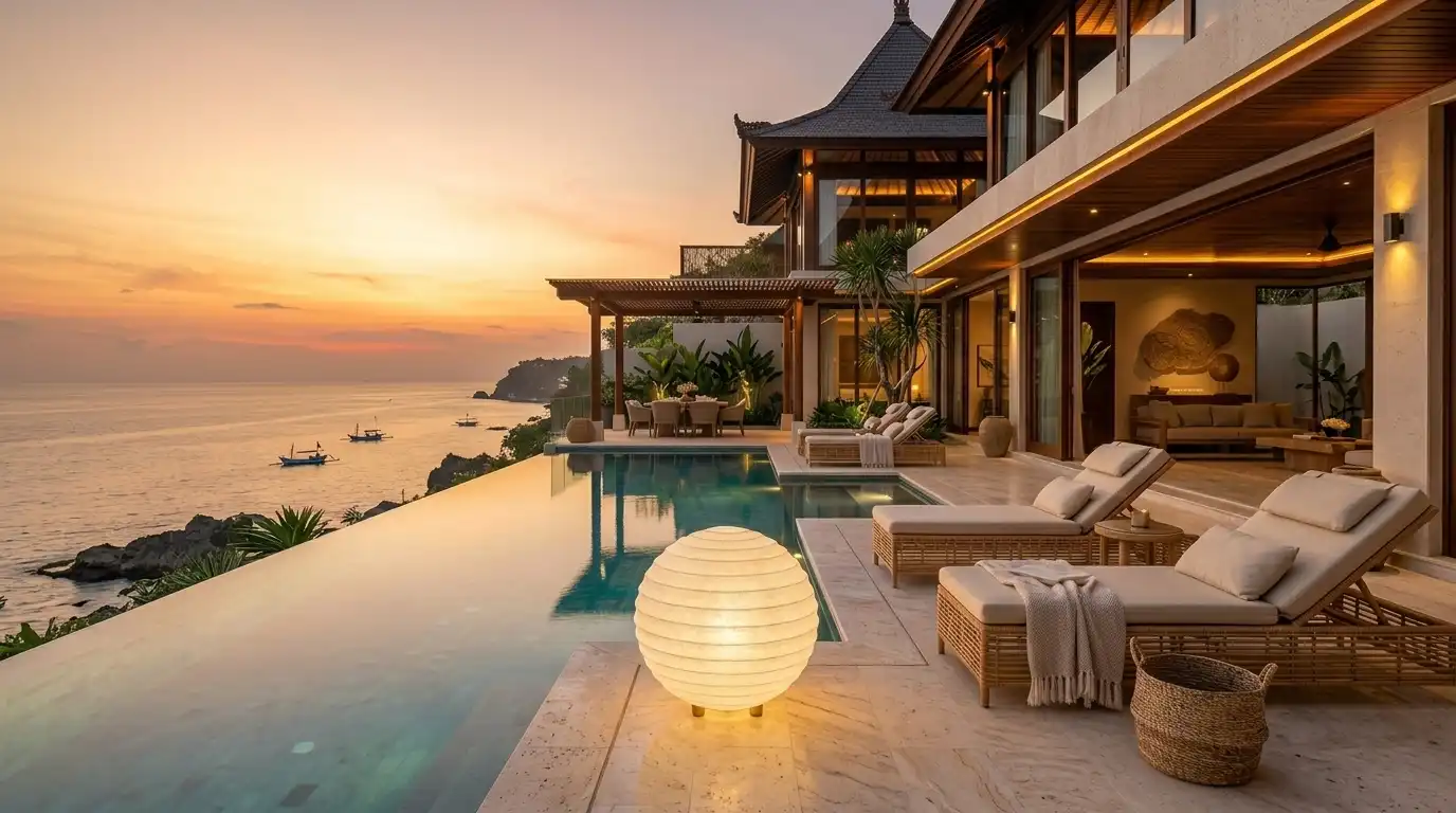 7 Cara Ciptakan Area Outdoor Mewah Standar Resort di Bali