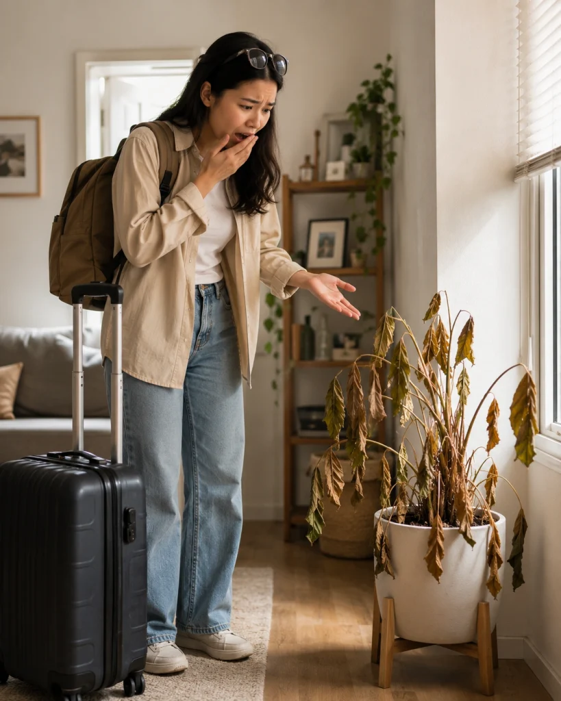 Pot self watering untuk traveling Buat kamu yang sering traveling, entah karena kerjaan atau memang hobi jalan-jalan, masalah ini pasti familiar banget. Untungnya, ada solusi yang bisa bikin tanaman tetap segar meski ditinggal berhari-hari: pot self watering. Yuk kita bahas kenapa pot ini jadi penyelamat buat traveler, dan gimana cara memanfaatkannya dengan maksimal.
