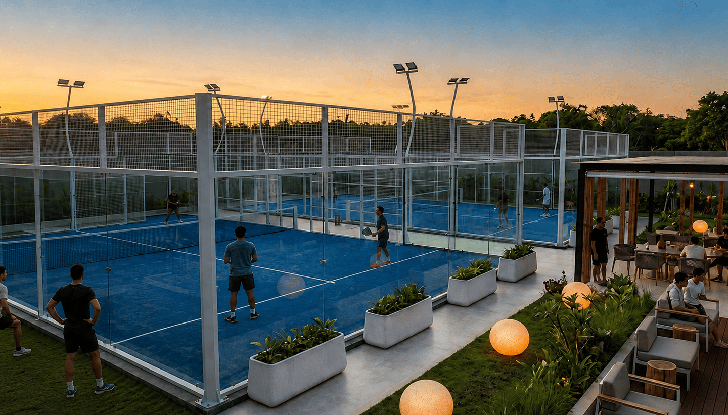 planter self watering untuk padel court