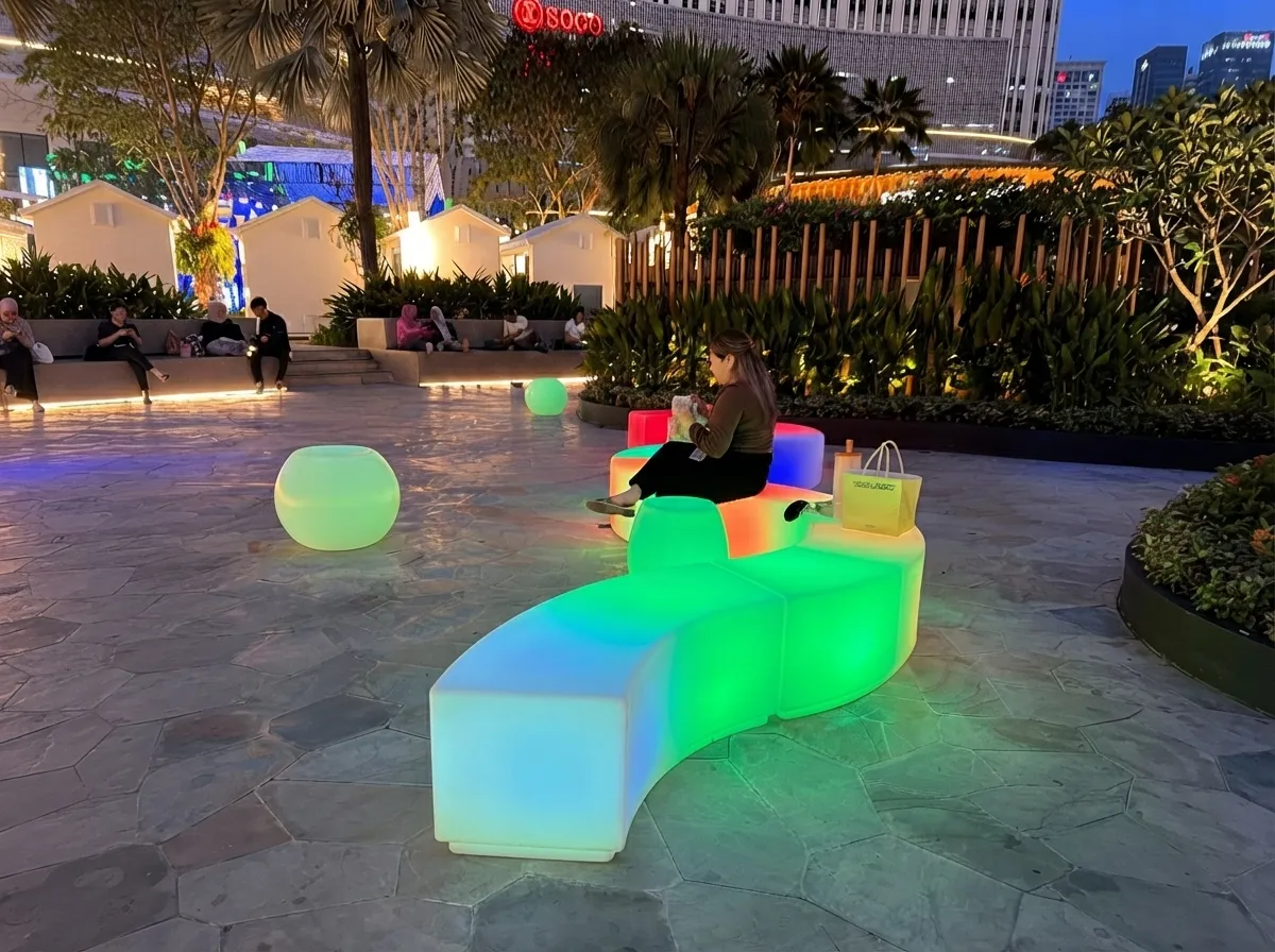 dekorasi LED furniture