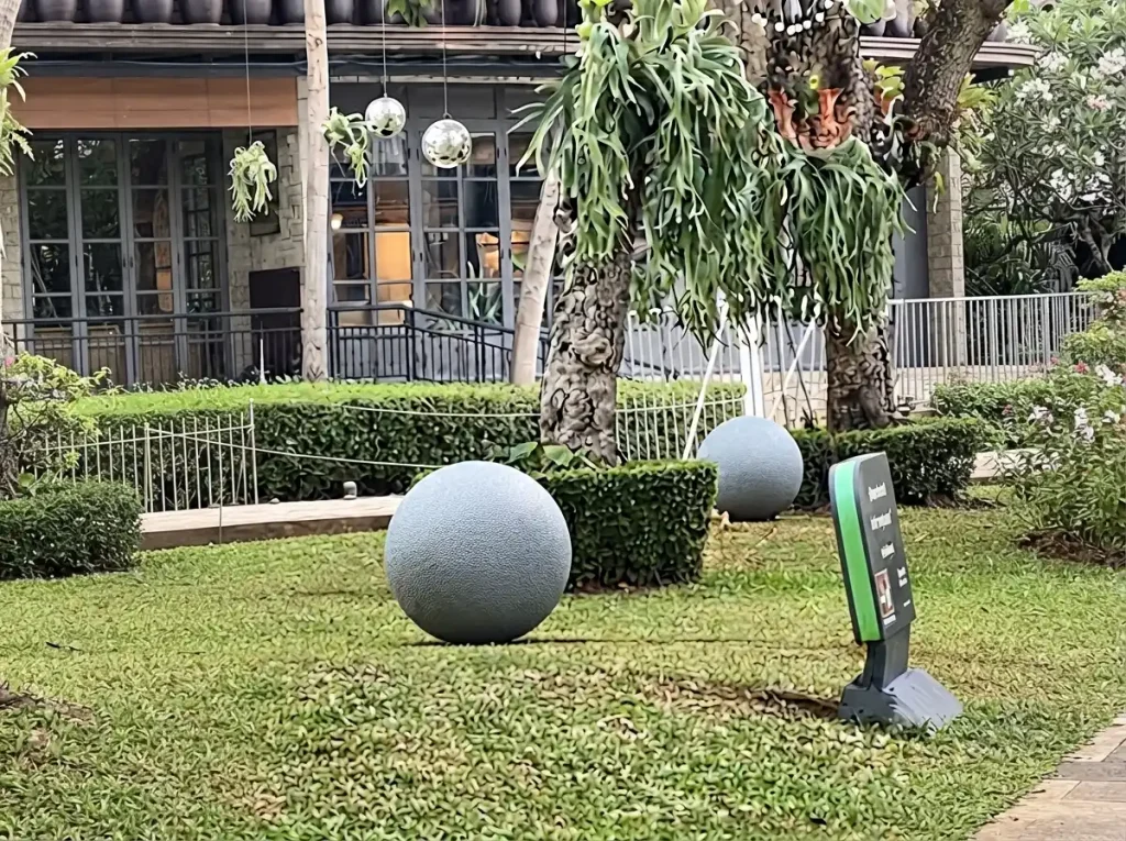 lampu taman bulat ellogrin