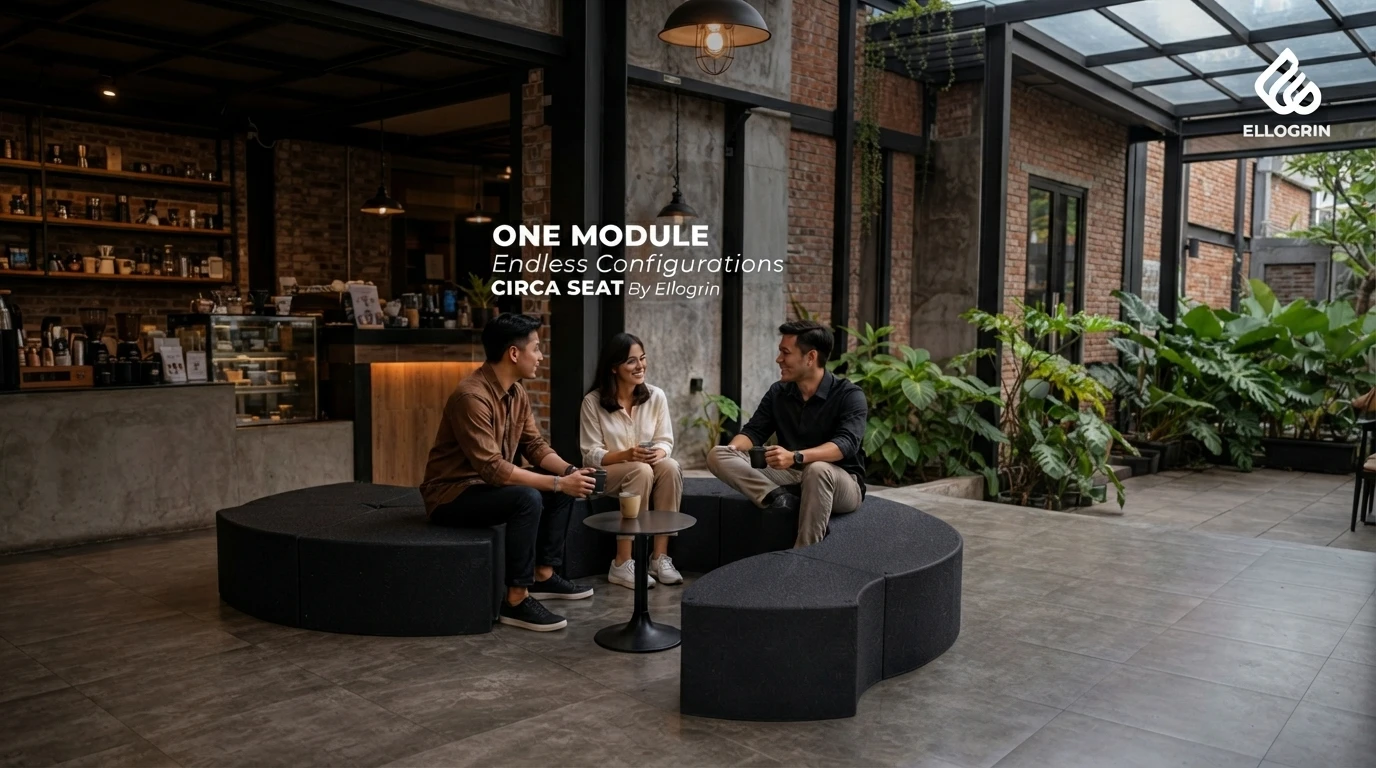 bangku modular outdoor