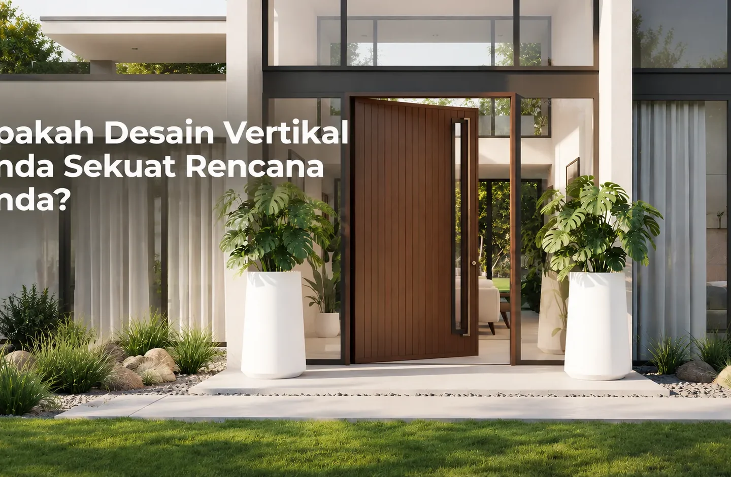pembatas ruang vertikal