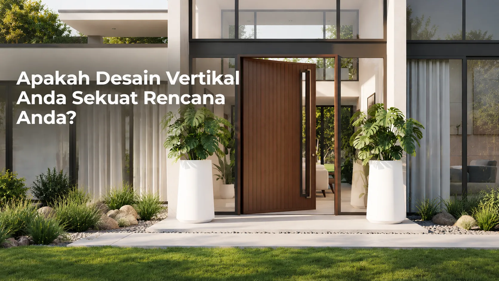 pembatas ruang vertikal